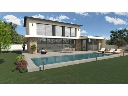 terrain avec maison neuve à vendre