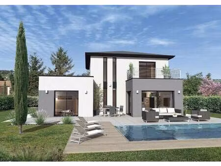 terrain avec maison neuve à vendre