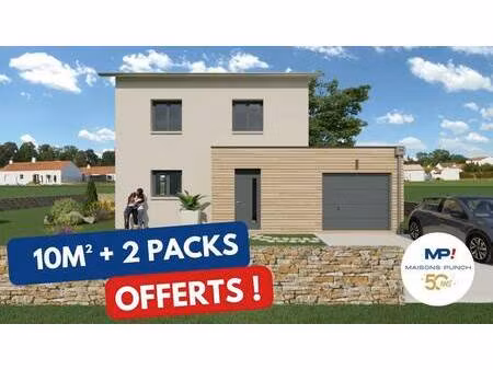 terrain avec maison neuve à vendre