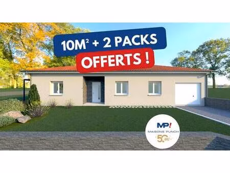 terrain avec maison neuve à vendre