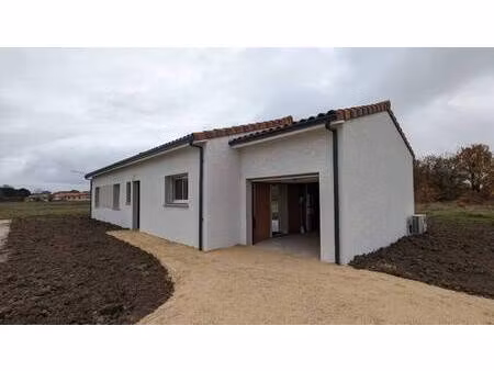 terrain avec maison neuve à vendre