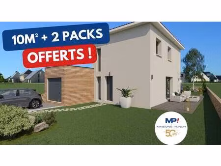 terrain avec maison neuve à vendre