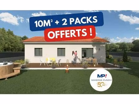 terrain avec maison neuve à vendre