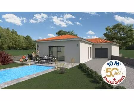 terrain avec maison neuve à vendre