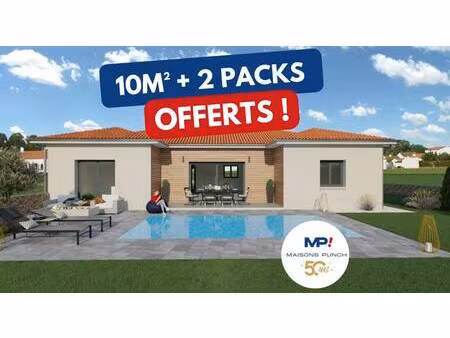 terrain avec maison neuve à vendre