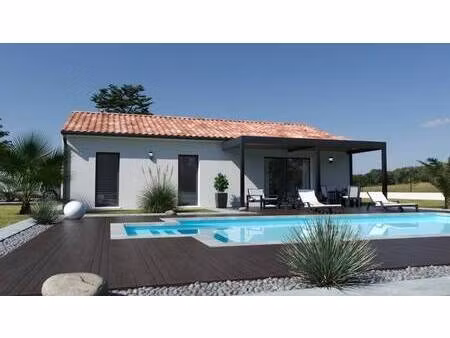 terrain avec maison neuve à vendre