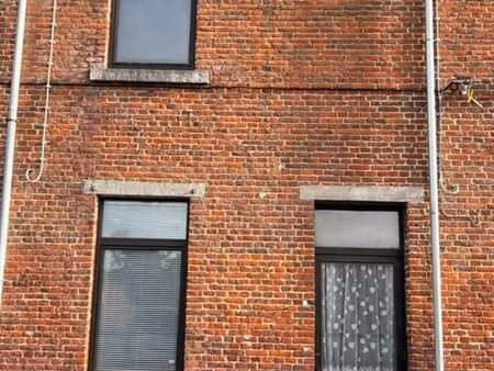maison deux façades à rénover - hornu