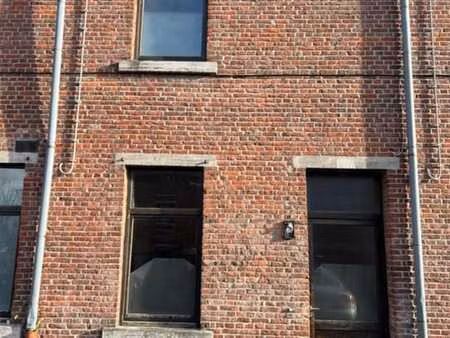 maison deux façades à rénover - hornu