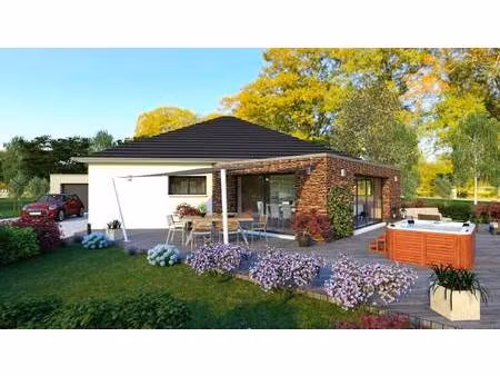 terrain avec maison neuve à vendre