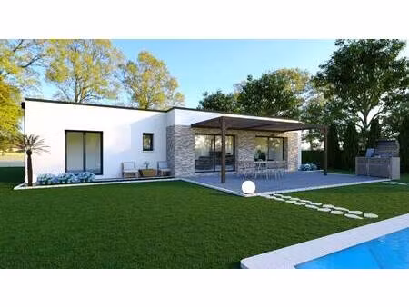 terrain avec maison neuve à vendre