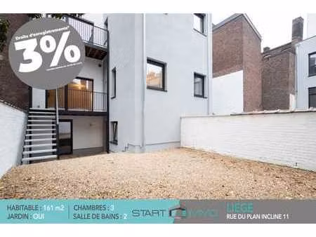 magnifique duplex (161m²)  3 chambres avec jardin privatif.