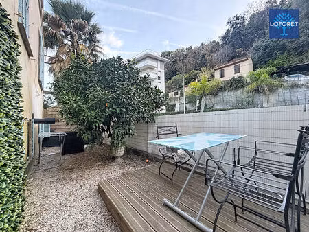 appartement nice 2 pièces avec terrasse/jardin