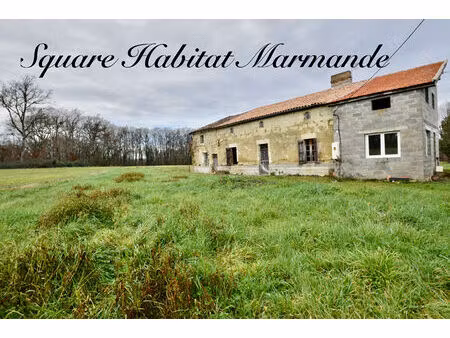 maison à rénover à miramont de guyenne avec plus de 8 hectares de terrain