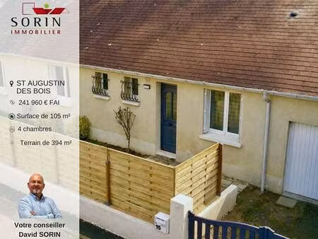 vente maison à saint-augustin-des-bois (49170) : à vendre / 105m² saint-augustin-des-bois