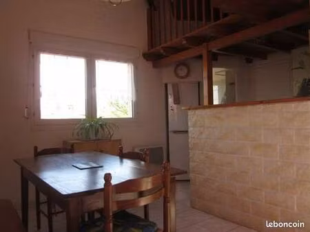 t2/3 meublé véranda / coulée verte