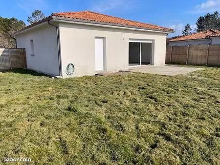 location maison recente parentis 90m2 terrain 400m2