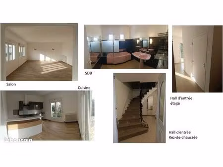 appartement t4 130 m² avec terrasse 30 m² et jardin 80 m²