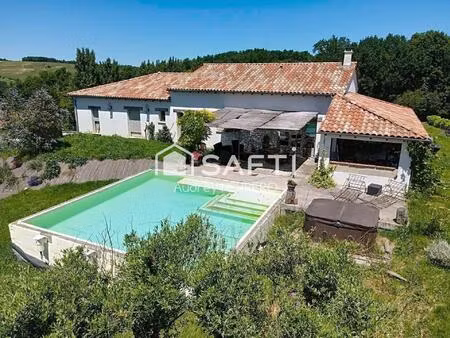vente maison 6 pièces 252 m² villeneuve-lès-lavaur (81500)