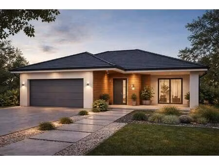 terrain avec maison neuve à vendre