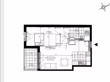 vente appartement 2 pièces