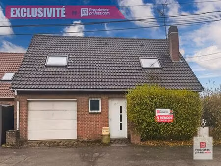 wattrelos martinoire  maison individuelle avec 3 chambres  jardin  garage