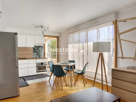 a louer : appartement studio meublé de 30 m2 avec balcon et parking sous sol