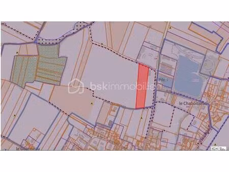 terrain industriel de 9 653 m² à thors