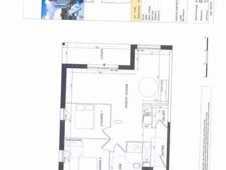 appartement 3 pièces 68 m²