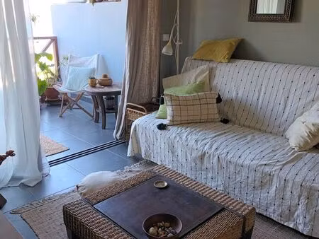 loue du 1er fev au 31 mars joli t3 à g fond st leu