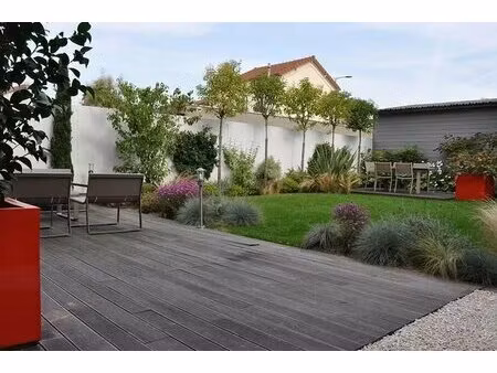 t5 duplex sud ouest terrasse jardin 2 garages