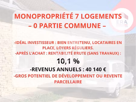 vente immeuble 22 pièces 537 m² à sancey-le-long (25430)  298 000 €