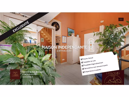 maison indépendante pleine de potentiel