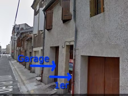 maison à agen proche du nouveau parking 2 étages 86m2 + garage 82m2