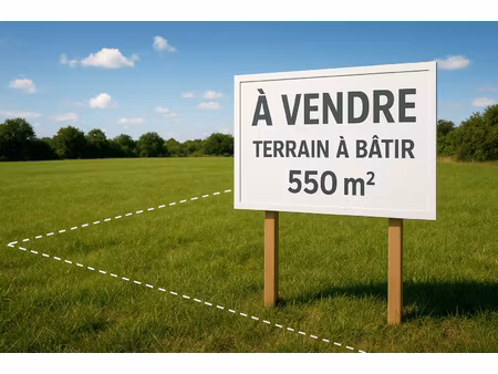 terrain bouxieres aux chenes 550 m2