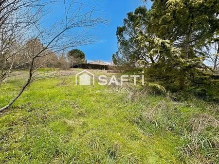 mirepoix sur tarn  terrain constructible 1 500m2