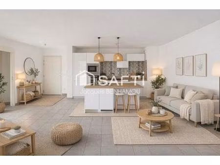 t3 + 2 places de parking + terrasse