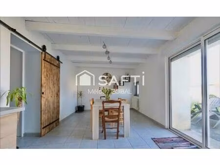 à nieulle sur seudre  maison d'environ 106 m2  4 chambres  jardin clos + terrain construct