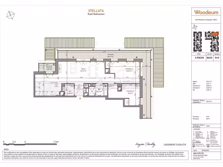 location appartement 3 pièces 65 m² à rueil-malmaison (92500)  1 572 €