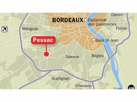location appartement 2 pièces à pessac (33600)  799 €