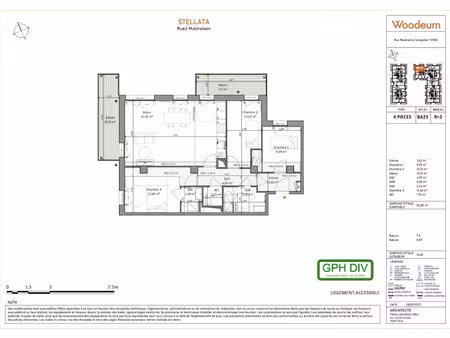 location appartement 4 pièces 83 m² à rueil-malmaison (92500)  1 854 €