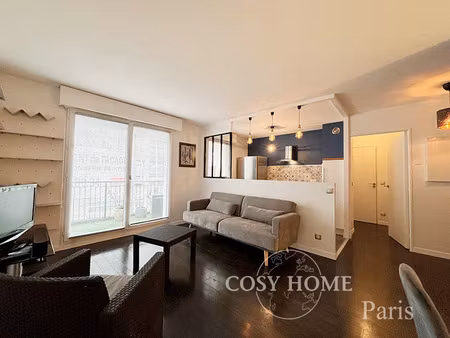 location meublée appartement 2 pièces 46 m² à boulogne-billancourt (92100)  1 850 €