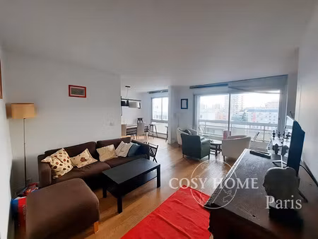 location meublée appartement 4 pièces 91 m² à paris 19ème (75019)  1 850 €