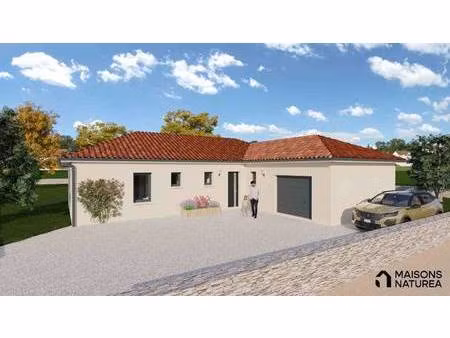 terrain avec maison neuve à vendre