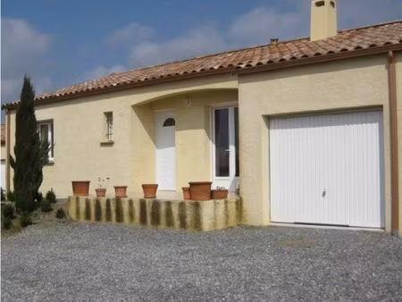 villa 3 chambres avec jardin et garage