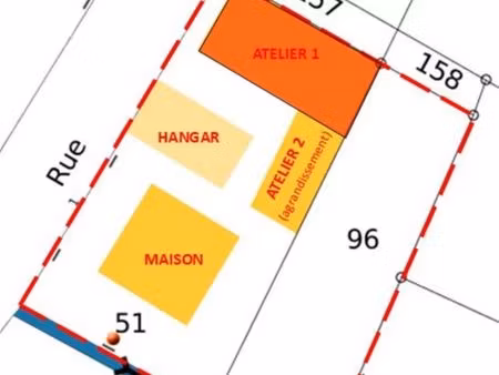 ensemble immobilier rare à westhalten : maison rénovée 200 m² (6 chbres) + grange ex-ménui
