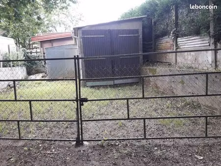 garage avec terrain à vendre