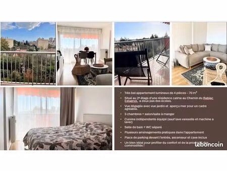 antibes t3/4 apparteament a louer