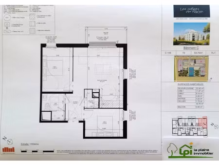 vente programme neuf appartement à courseulles-sur-mer (14470) : à vendre appartement / 54