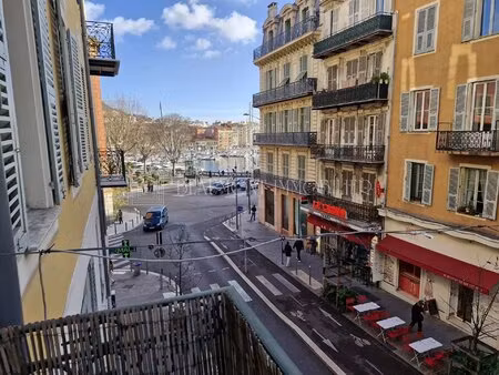 2p port de nice + balcon - clim
