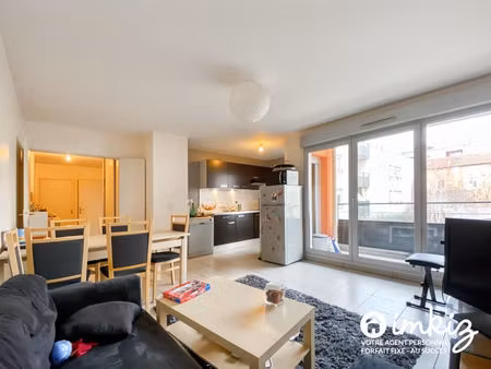 vente appartement 3 pièces 58 m² villeurbanne (69100)